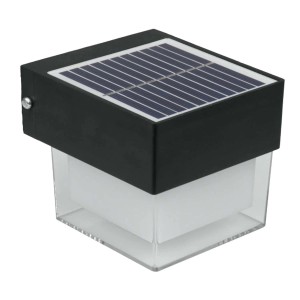 DPM Kinkiet solarny 2W 4000K 200lm IP65 kw. czarny