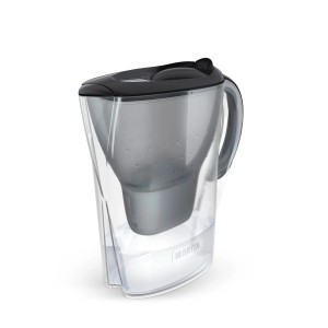 Dzbanek filtrujący Brita, szary/przezroczysty, do czystej wody pitnej.