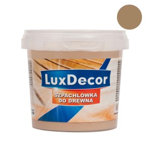 Szpachlówka do drewna LuxDecor w puszce, do drewna, metalu i lakierów.