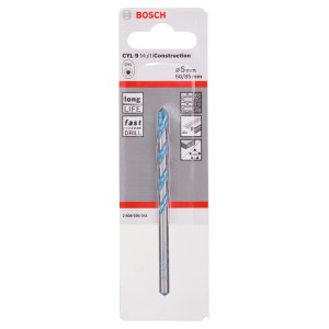 Wiertło uniwersalne Bosch CYL-9, 5 mm, do różnych materiałów.