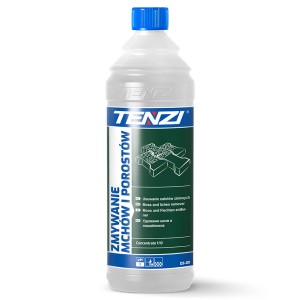 Butelka środka czyszczącego T.B.T. na mech i porosty.