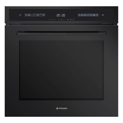 Pyramis Piekarnik do zabudowy PO78123010BLM czarny 59,5 cm