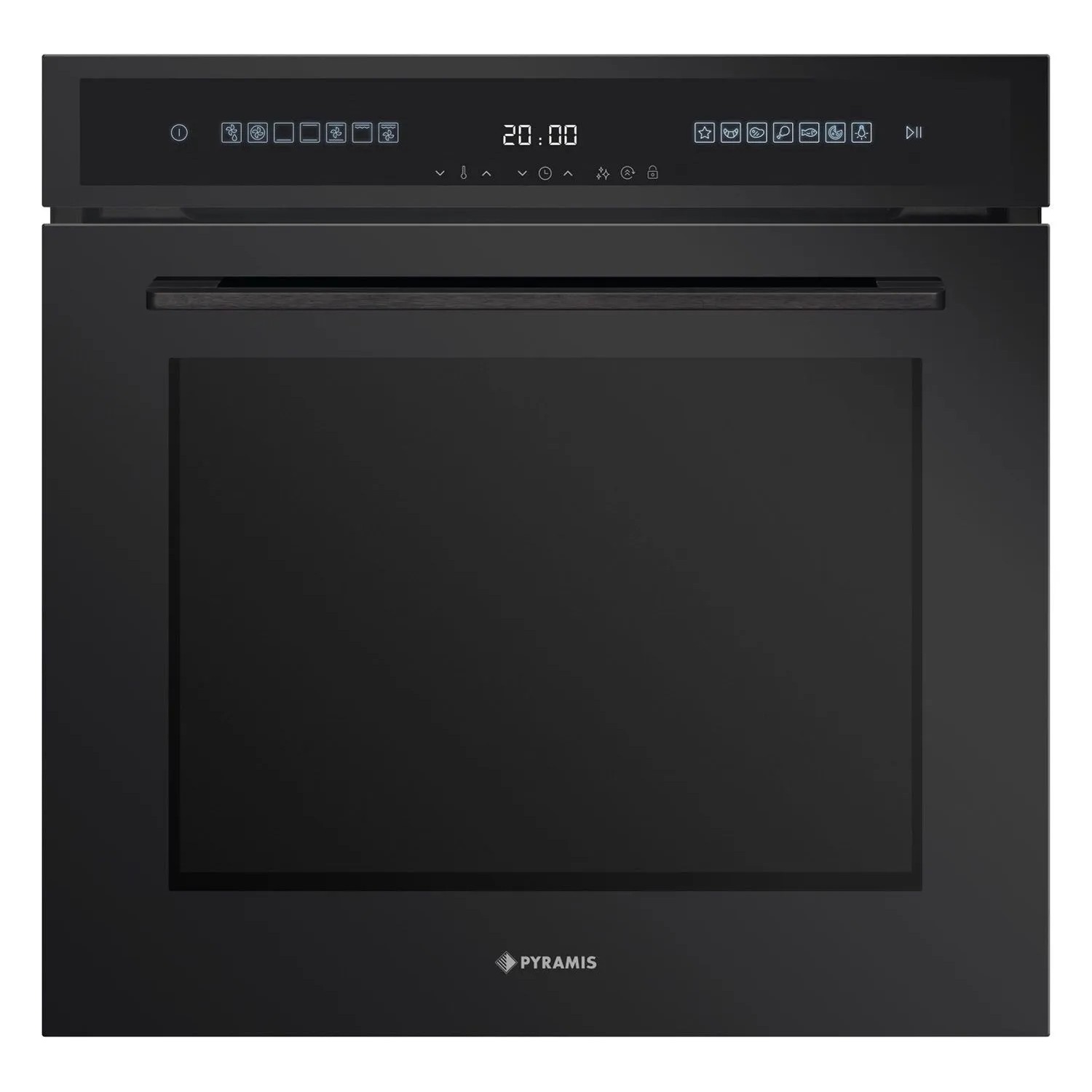 Test i recenzja: Pyramis PO78123010BLM — piekarnik do zabudowy (czarny, 59,5 cm)