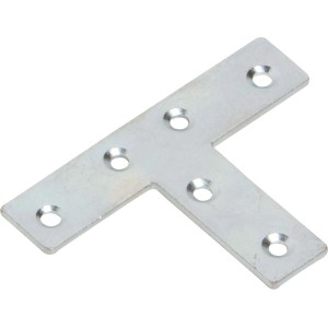 Ocynkowany łącznik płaski T (70x35x15 mm) do mocowania mebli.