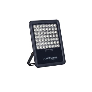 Germina Naświetlacz LED GEMINI z panelem sol. 300W 5000K 2000lm IP65 czarny