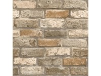 Tapeta papierowa CEGŁA brązowa