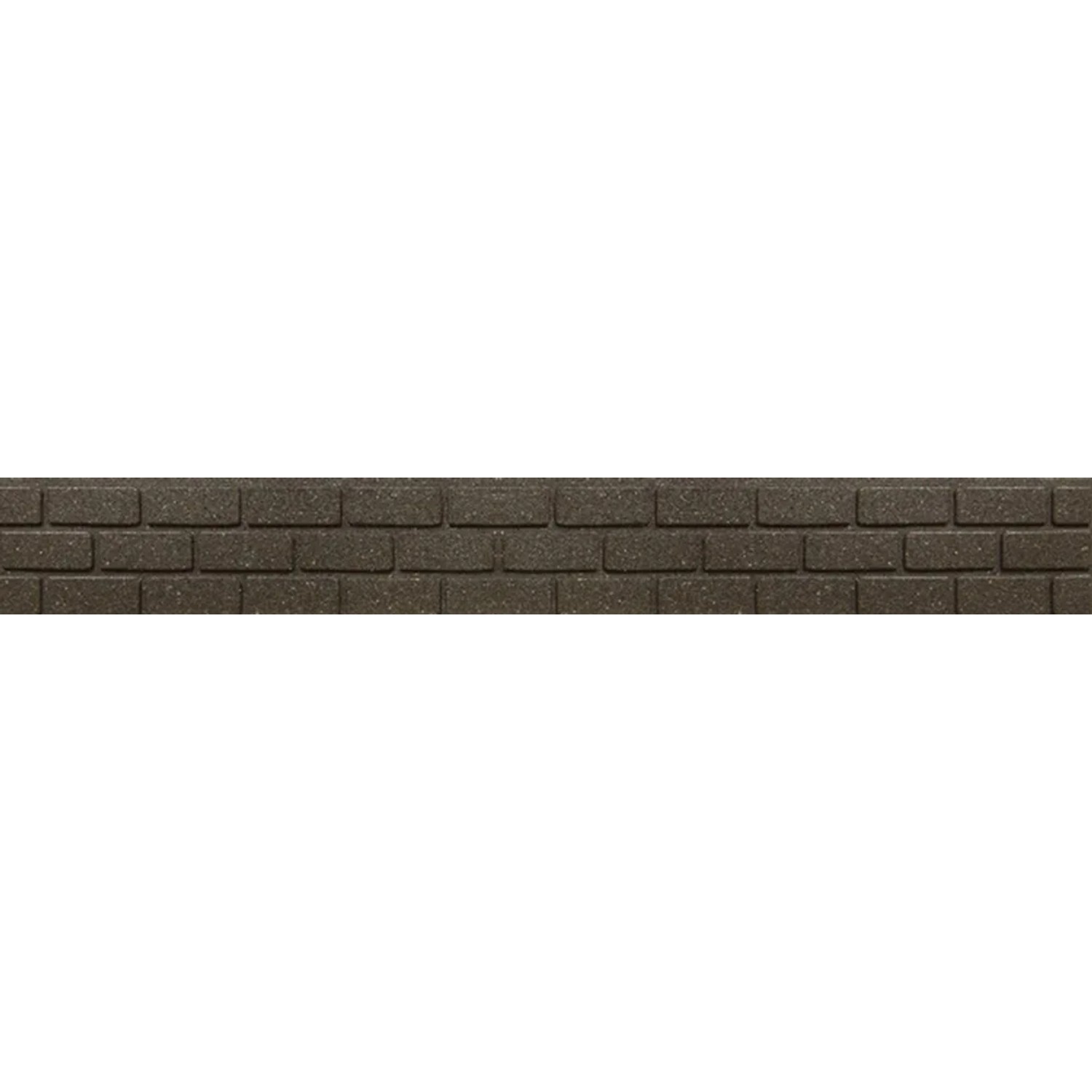 Obrzeże recyklingowe EZ Bricks brąz 15x2x120 cm