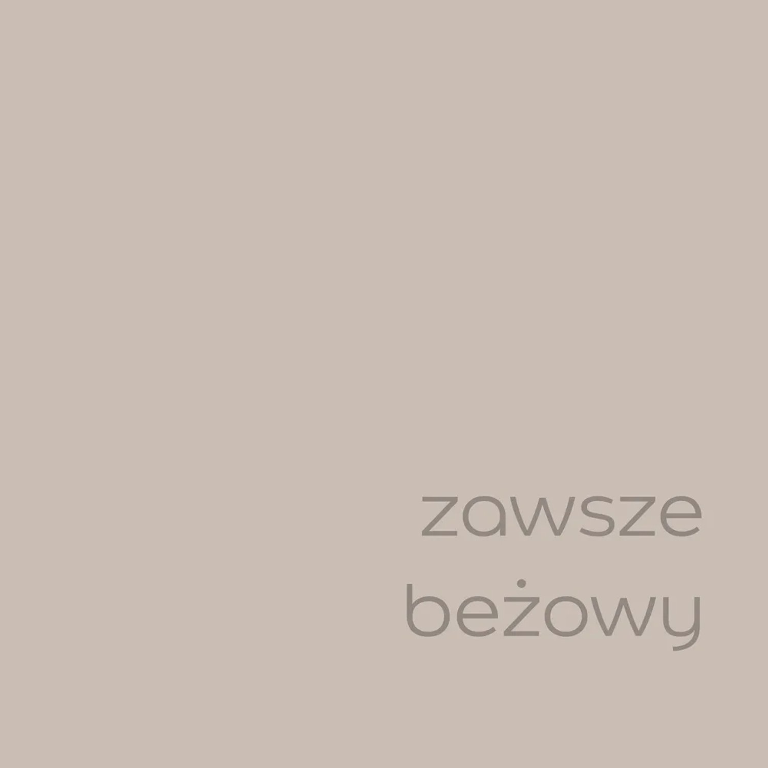 Próbka koloru farby do ścian t.b.t., odcień beżowy.