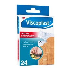 Viscoplast Plastry opatrunkowe Uniwersalne 24 szt.