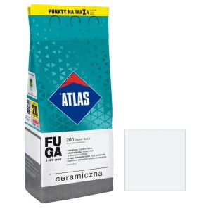 ATLAS Fuga 200, zimny biały, do płytek. Fuga ceramiczna.
