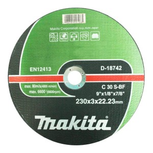Tarcza tnąca Makita, 230x3x22.23mm, do akcesoriów do szlifierek kątowych.
