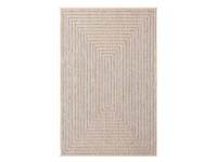 Indavo Dywan zewnętrzny PALOMA kwadraty 60 x 100 cm brązowo-szary