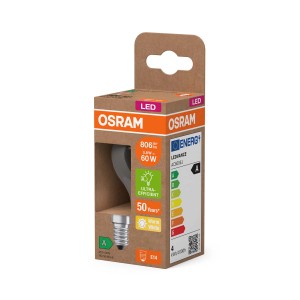 Żarówka LED E14 Osram, ciepła biel, w pudełku. Energooszczędna żarówka LED.