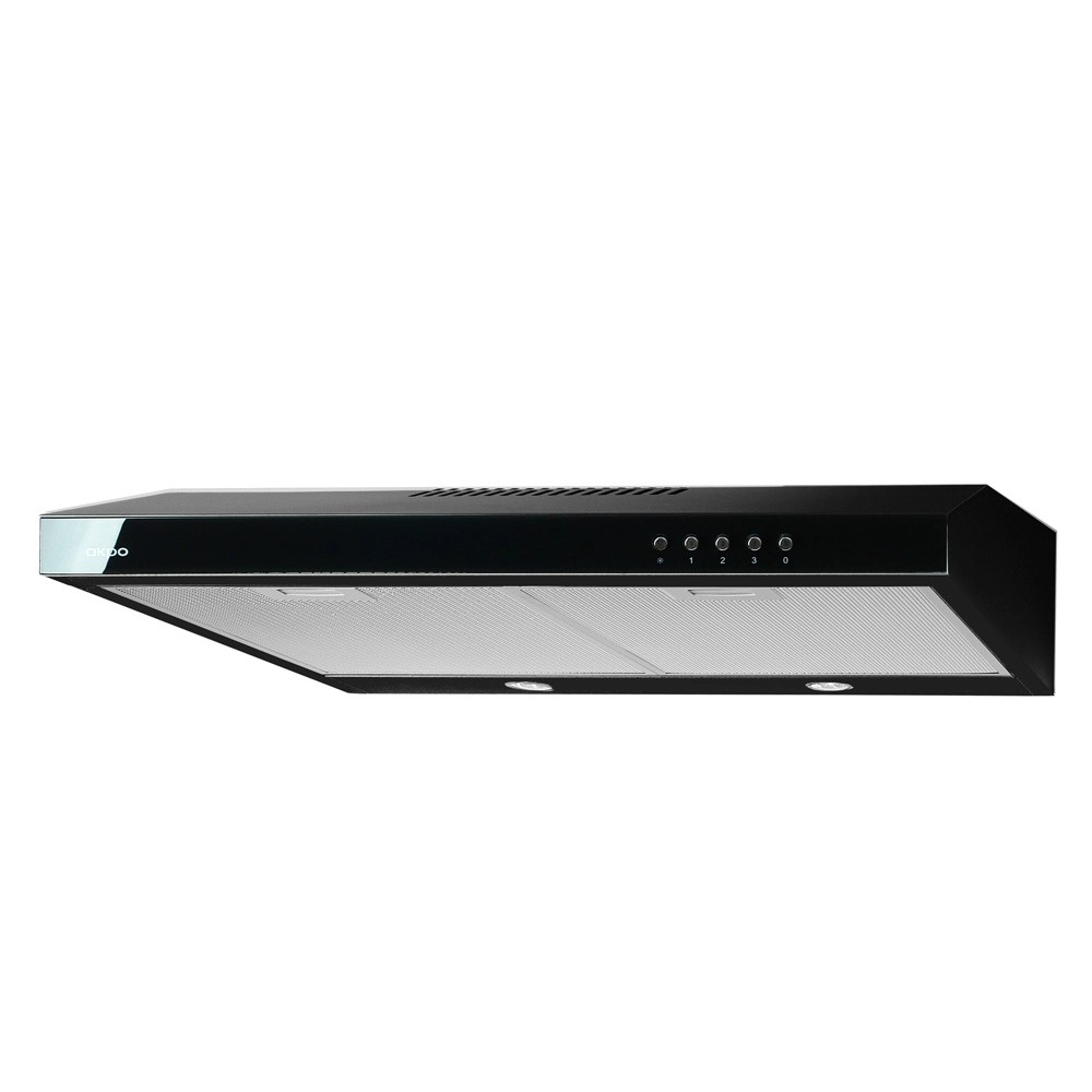 葉 OkotO Okap podszafkowy Verdo Black | Nortberg