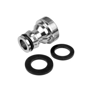 t.b.t. Złączka wciskana chromowana z dwoma pierścieniami uszczelniającymi.