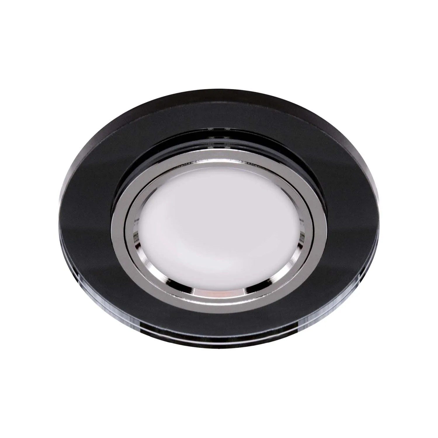 Struhm Lampa podtynkowa SELENA C 1xGU10/MR16 35W śr. 9cm czarna