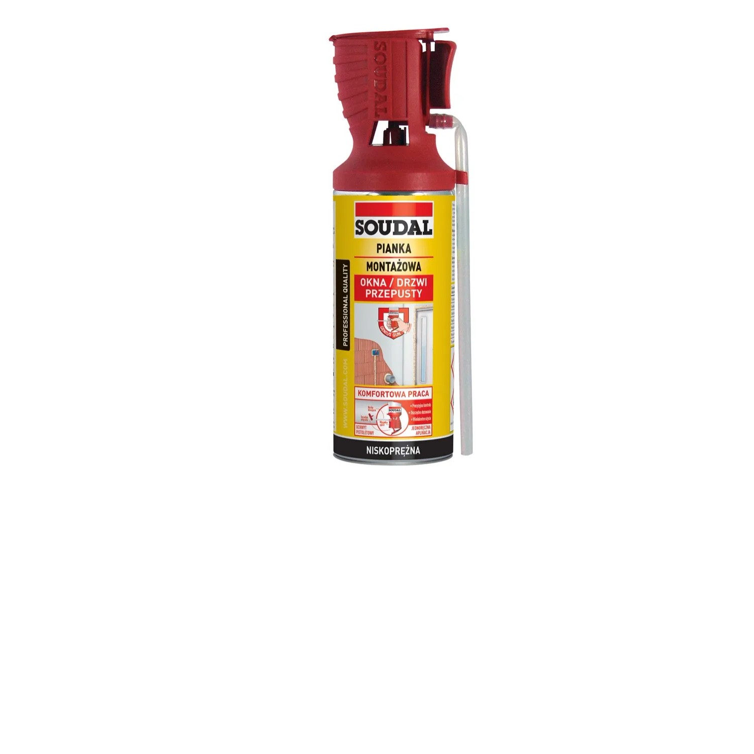 Soudal Pianka montażowa z aplikatorem Genius Gun 300 ml