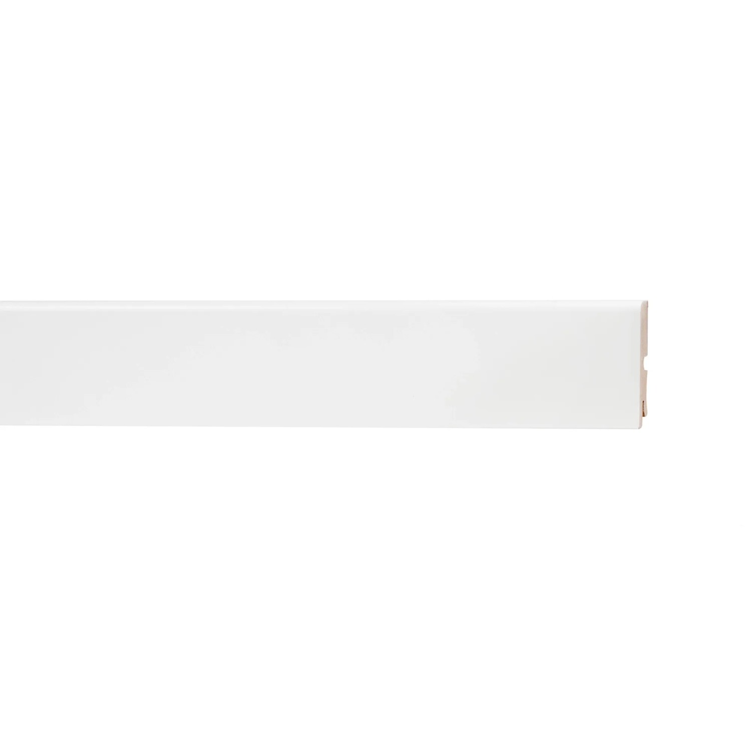 Foge Listwa przypodłogowa LB1,  biały półmat 16 x 80 x 2000 mm