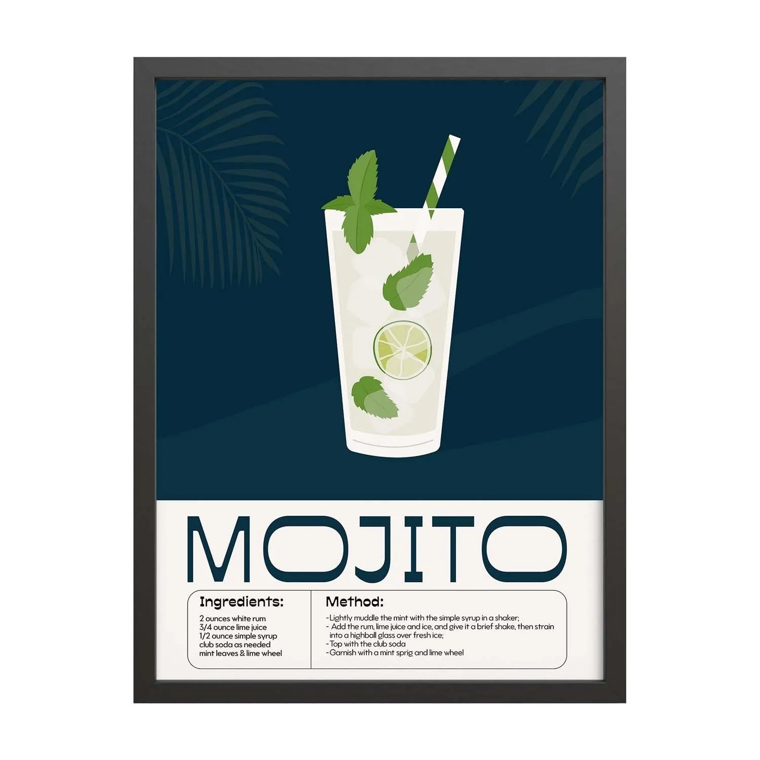 STYLER Obraz Modernpik COCKTAIL 2 FR425 30 x 40 cm