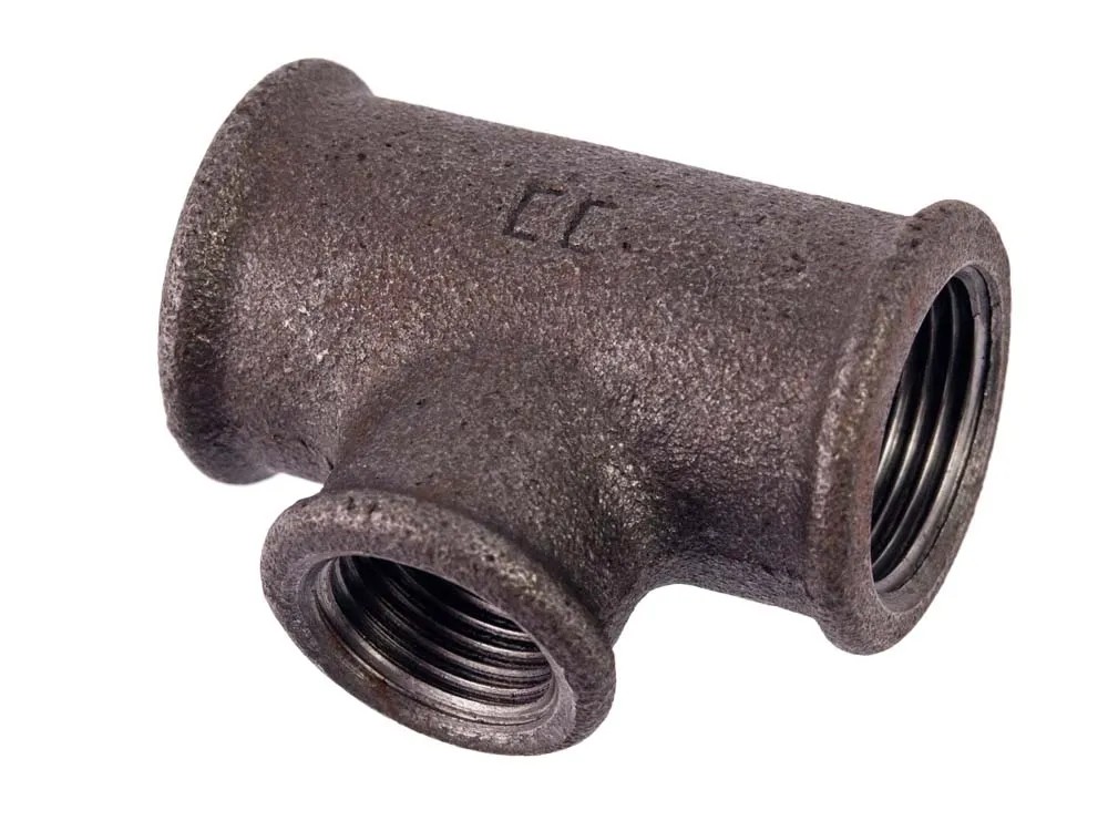 OPAL Trójnik nakrętny redukcyjny B1 NR 25 czarny 3/4" x 1/2" x 3/4"