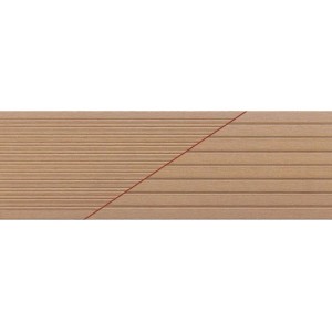 Deska tarasowa t.b.t. z drobnym i grubym ryflowaniem, odcień drewna.