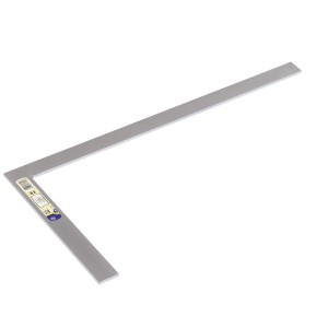 Kątownik murarski LUX 500 mm Classic wykonany ze stali ocynkowanej do trasowania i wyrównywania.