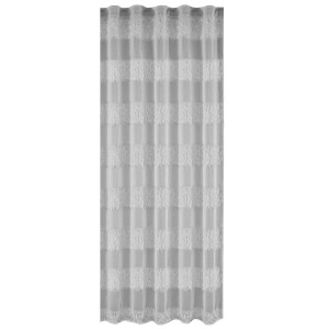 t.b.t. Zasłona w paski, biała.