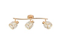 Candellux Kinkiet DUBAI 3xE14 40W różowe złoto