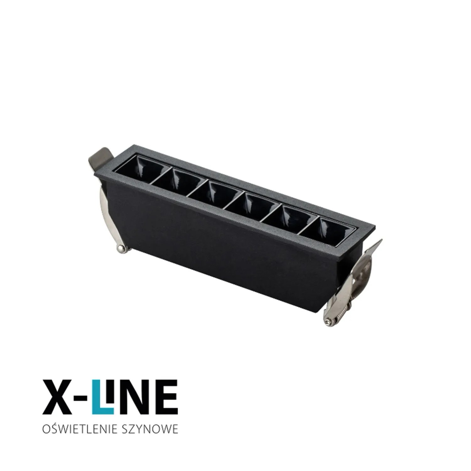 DPM Listwa LED podtynkowa liniowa 6W 4000K 540lm czarna