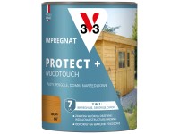 V33 Impregnat Protect+ dąb jasny 0,7L