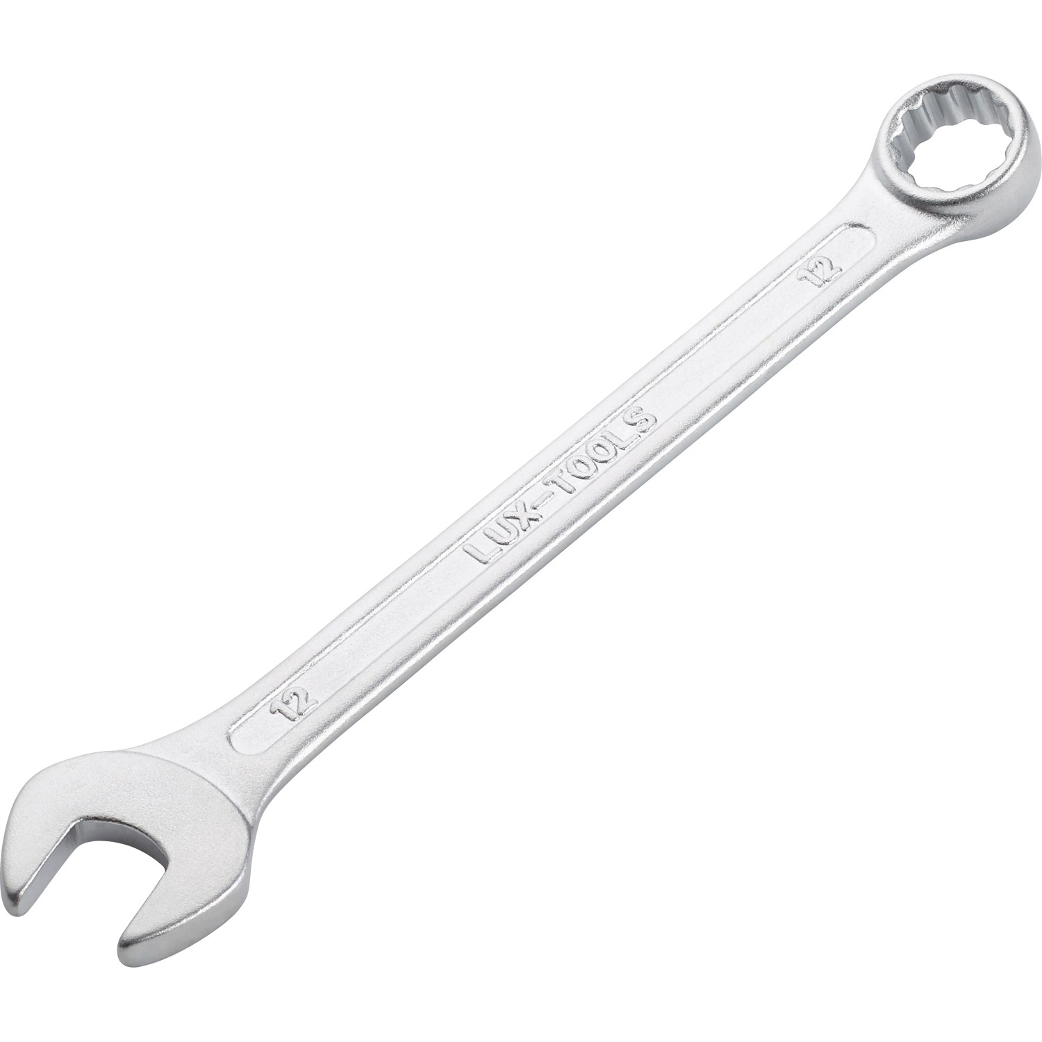 LUX-TOOLS Klucz płasko-oczkowy 12 mm