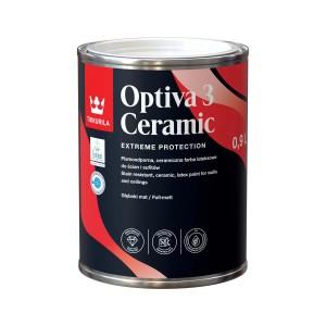 Tikkurila Optiva 3 Ceramic farba do wnętrz, Extreme Protection, puszka 0,9l.