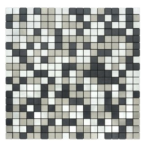 Mozaika ścienna samoprzylepna kwadrat Nikiel 30,5x30,5