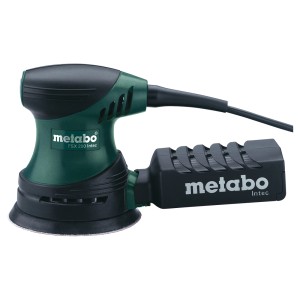 Szlifierka mimośrodowa Metabo FSX 200 Intec, zielona szlifierka z odsysaniem pyłu.