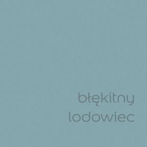 Próbka koloru: t.b.t. farba do ścian w lodowym błękicie. Idealna do wnętrz.