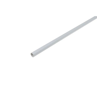 Cezar Rura okrągła PCV D7 dł. 1 m biała