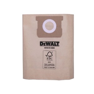 Worek filtrujący do odkurzacza Dewalt, papierowy, DXVA19-4204, do odkurzaczy.