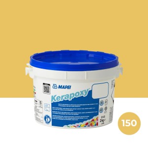 Wiadro z epoksydową zaprawą do płytek Mapei Kerapoxy.