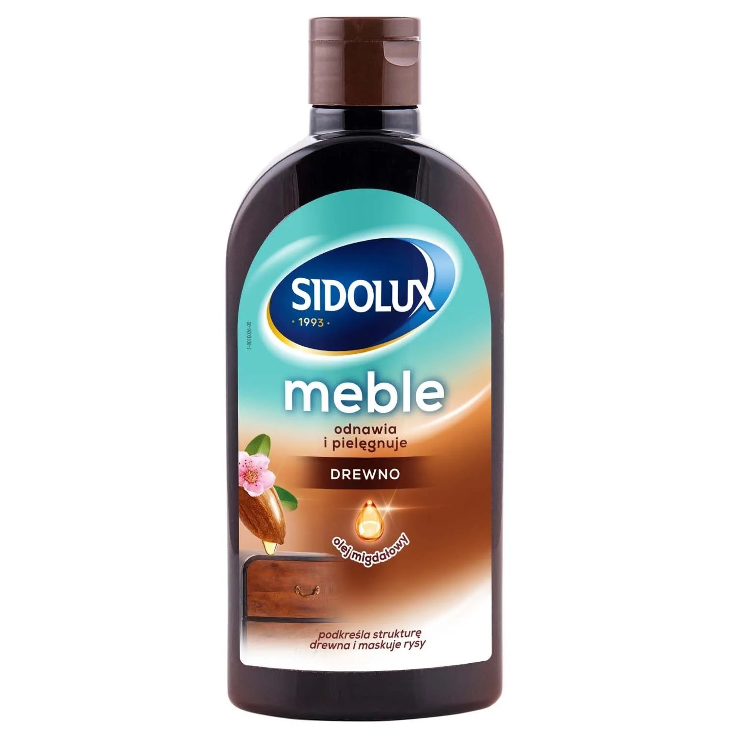 Sidolux Mleczko do mebli migdałowe 300 ml