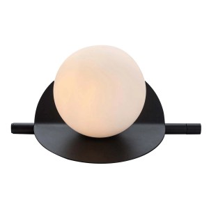 Rabalux Lampa stołowa JULES kula 1xG9 5W czarno-biała