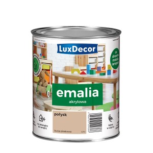 Emalia kolorowa LuxDecor, odcień Burza Piaskowa, do drewna, metalu i lamp.