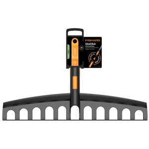 Grabie uniwersalne Fiskars OneClick, pomarańczowo-czarne, do systemów combi.