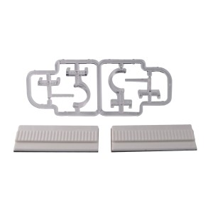 Gardinia Uniwersalne haczyki samoprzylepne, 2 szt., do firan i karniszy kawiarnianych, białe.