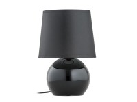 TK Lighting Lampka nocna PICO 1xE14 15W śr.18 cm czarna