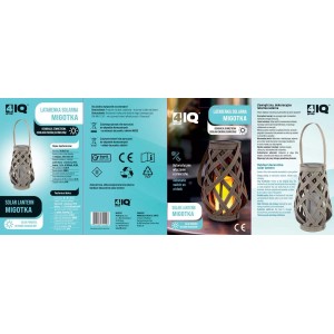 4iQ Zestaw 5 latarni solarnych MIGOTKA 1xLED