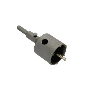 Wiertło koronowe HM, 65 mm, do precyzyjnego wiercenia w kamieniu i murze.