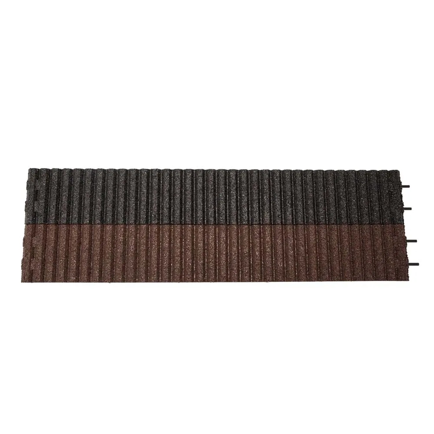 Palisada gumowa czarna - 15 x 100 x 3 cm