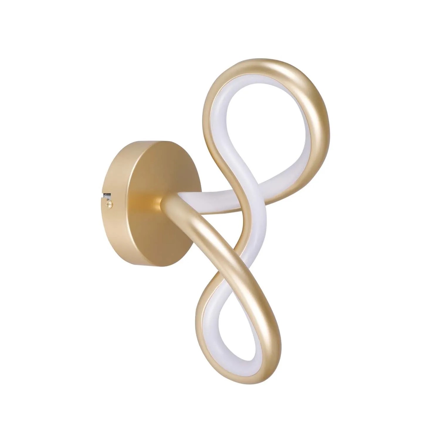 Goldlux Kinkiet LED WAVE 9W 3000K 1300lm wys. 30 cm złoty
