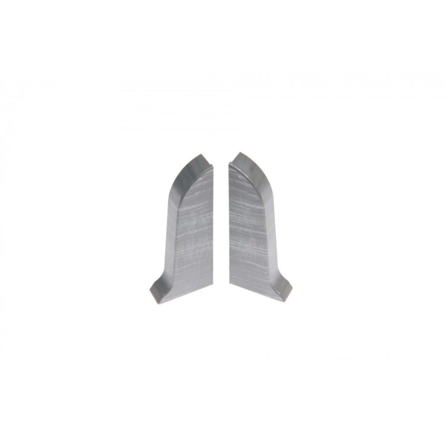 Cezar Zakończenie Premium PVC Aluminium Szczotkowane