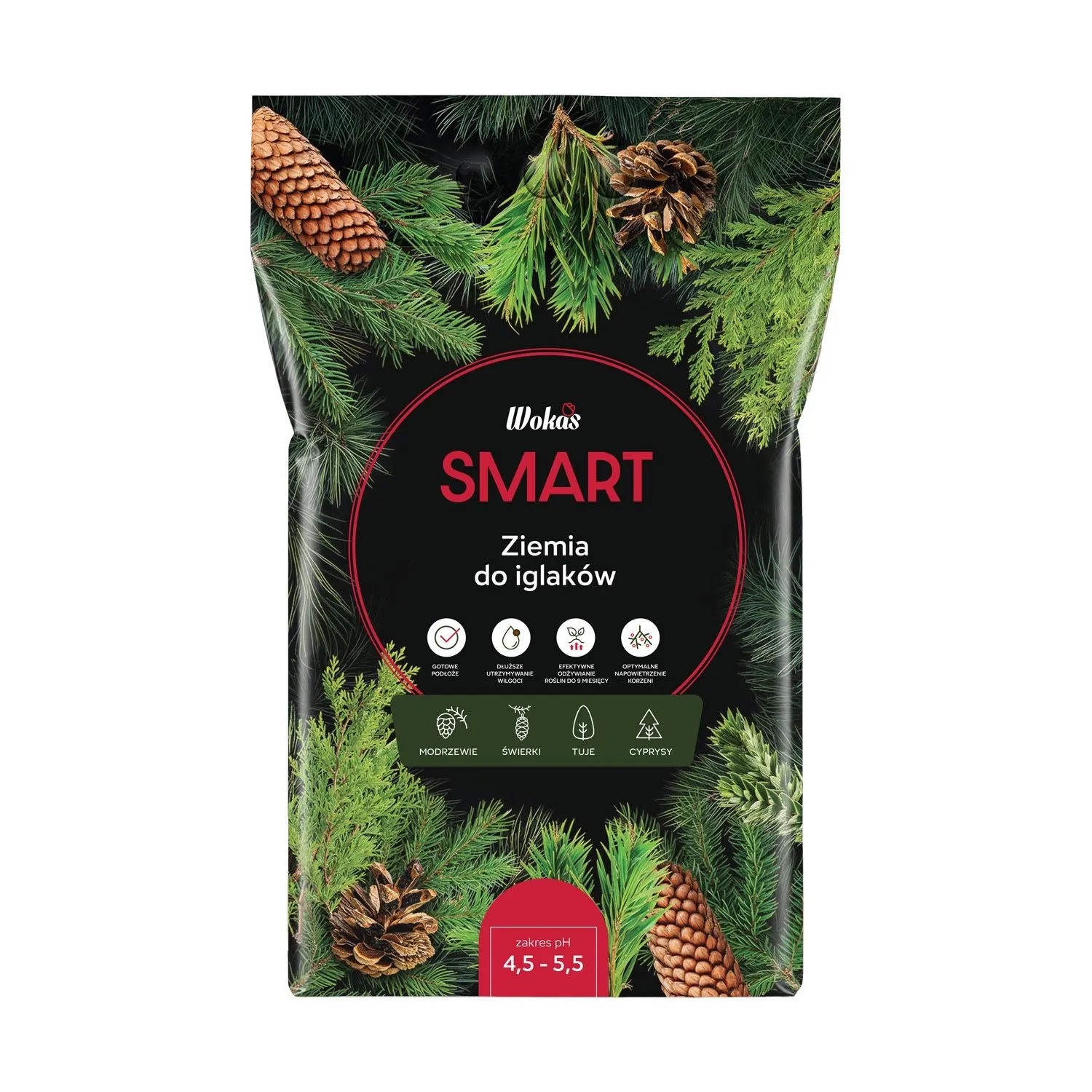 Wokas Podłoże do iglaków SMART 35L